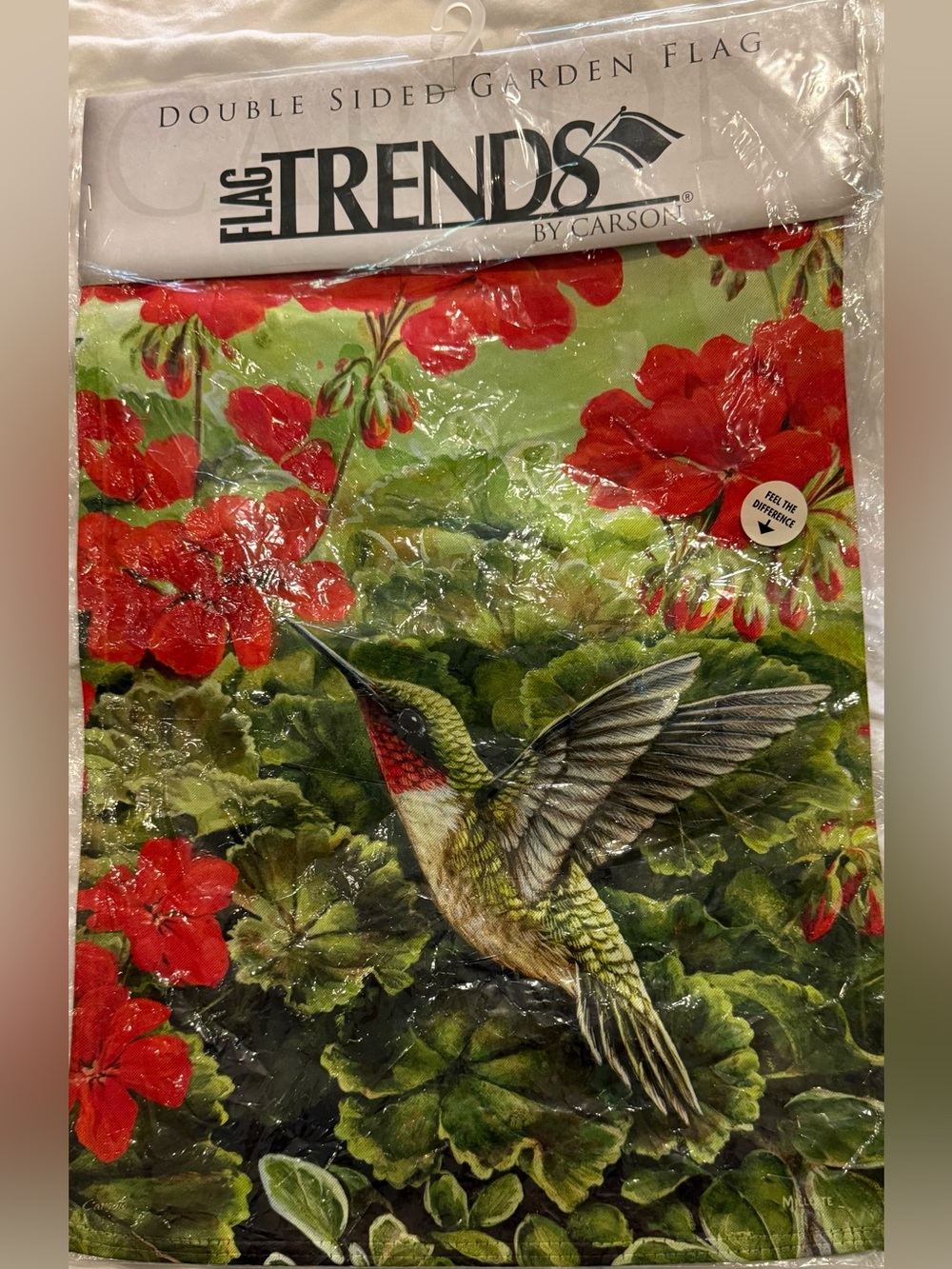 Hummingbird Garden Flag new in package